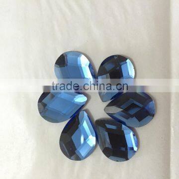 big size 13x18mm shaped tear drop dmc stone hot fix for iron on garment