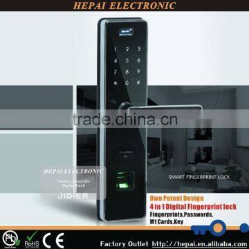 Fire-rated security apartment biometric recognition fingerprint door lock