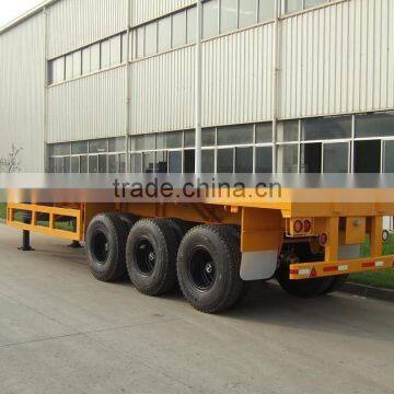 CSAC Tri-axle Container Transportation Chassis, Flatbed Trailer, 40ft Semi Trailer photo-4