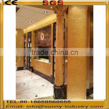 Beige marble Roman pillar