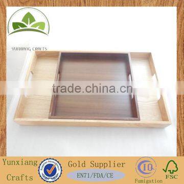 wooden serving tray