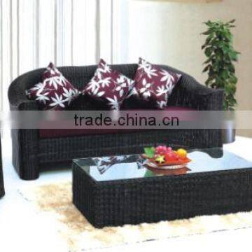 steel outdoor furniture wicker sofa set