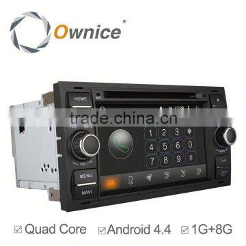 7" 2 din Ownice Quad Core Android 4.4 car GPS navi for Ford Focus 2004-2008 built in wifi gps radio