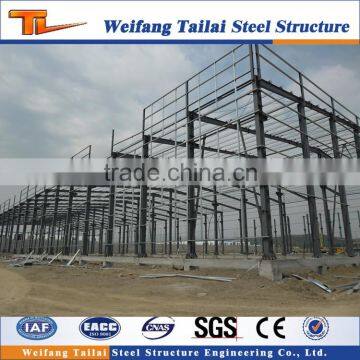 Steel structrue frame prefabricated warehouse