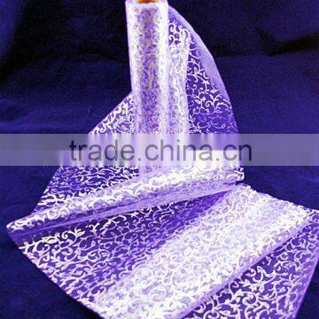 Bronzing organza fabric for flower packaging