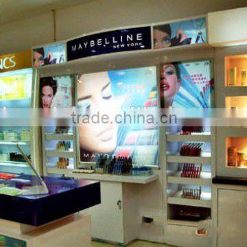 cosmetic display showcase for makeup store