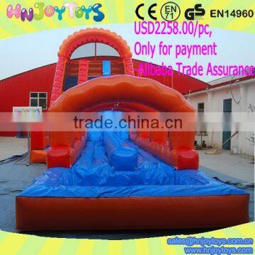 Dual Lane 27' Roaring River Inflatable Water Slide With Slip N Slide photo-5