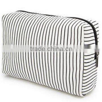 Fashion Strips Canvas Cosmetic Bag photo-2