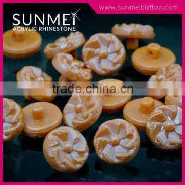 Fashion Designer Fancy Plastic Shank Style kids Clothing Buttons