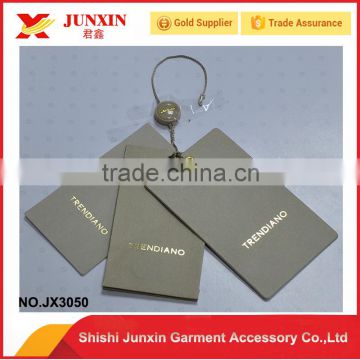 OEM China supplier wholesale craft paper hang tag label