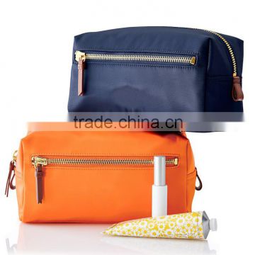 Nylon travel cosmetic pouch bag