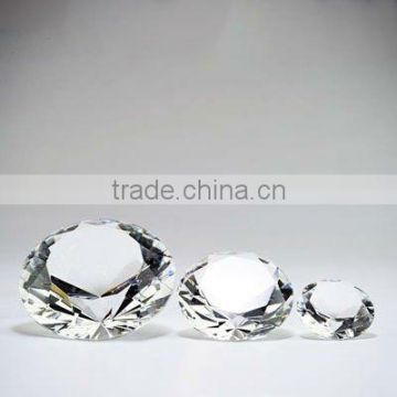 clear crystal diamond decors for wedding gift