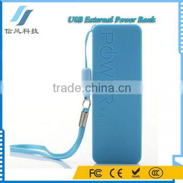 Portable 5600mAh USB External Power Bank blue