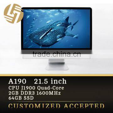 21.5 inch all in one Quad Core Tdesktop computer all in one gaming pc