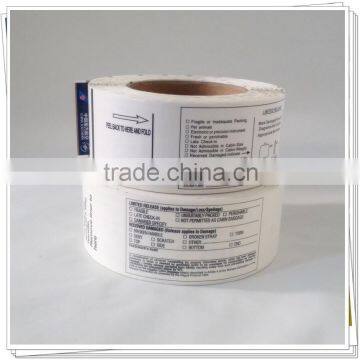 wide range of self adhesive PET Laminated Thermal paper material for logistics label