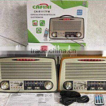 Retro Wood Radio With USB Player and Recording Function photo-3