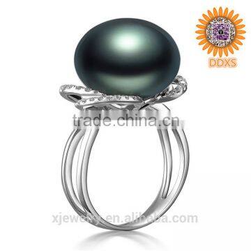 Custom Wholesale Fashion New Design Shell Pearl Finger Ring