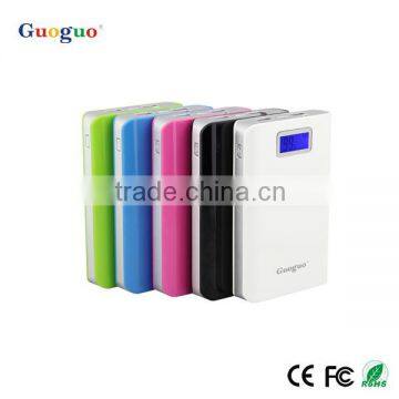 portable rohs mobile power with LCD