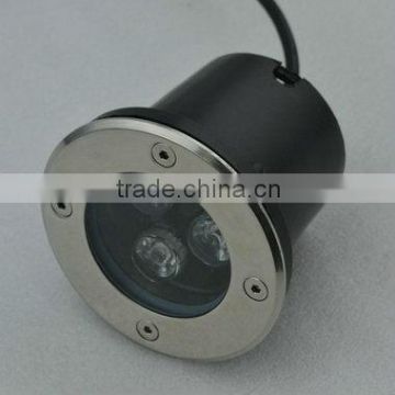 Good quality RGB color stainless steel outdoor recessed 3w 12v IP67 led outdoor light