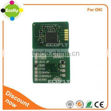 Compatible laser chip for OKI C810 830 color toner cartridge chip