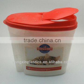 4.5L plastic pet food container