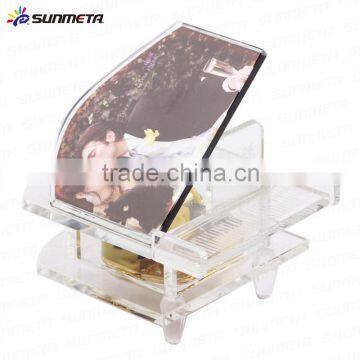 Fancy Design Crystal Music Box Musical Mini Crystal Piano Souvenir BSJ-16 photo-1