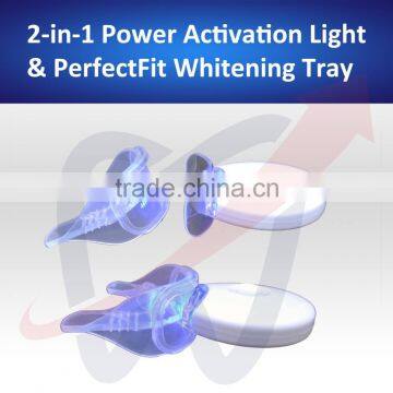 Power Teeth Whitening Kit With 2-in-1 Activation Light & PerfectFit Tray photo-5