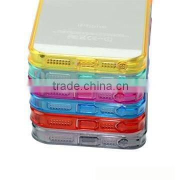 Clear Ultra Thin Anti-scratch TPU Phone Case For iPhone5/5s case