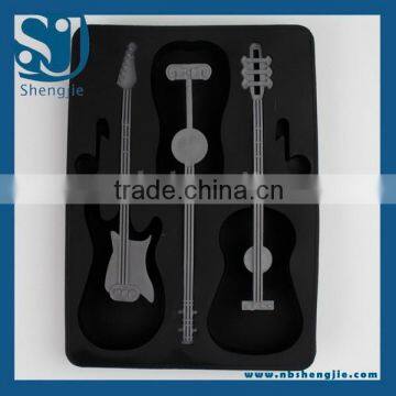 Trade Assurance Kitchenware guitar Shape Silicone Ice Mold/Silicone Ice Cube/Silicone Ice Tray