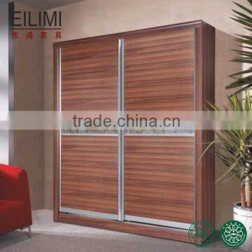 Latest design UV color painting panel sliding door wardrobe cabinet with long lifetime