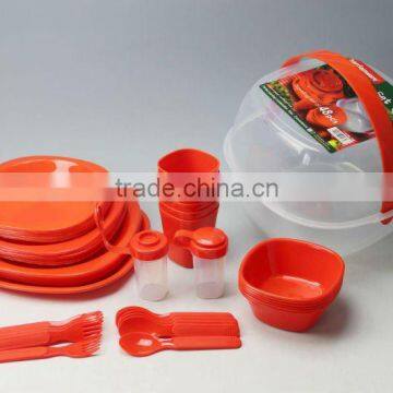 48PCS Plastic Picnic Set