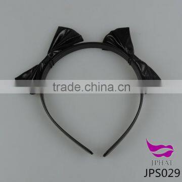 Black bow hair hoop fancy dress holiday party dedicated accessories headbands