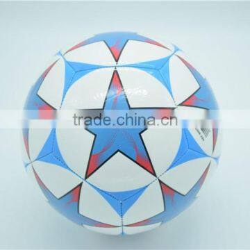 Official size 5 4.0mm TPU Hot Melting Football soccer ball The Star Pattern