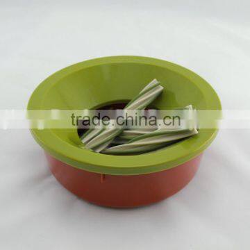 rice strainer (two-tone straight dog chews)