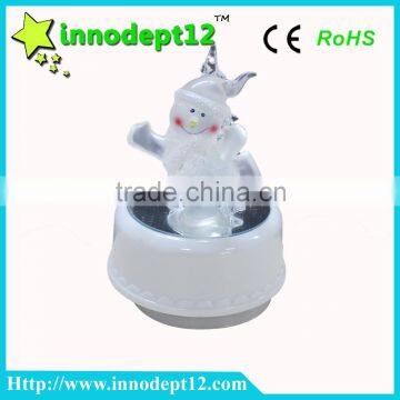 Music Box,Plastic Christmas Toys Music Box, Snowman Gift Music Box