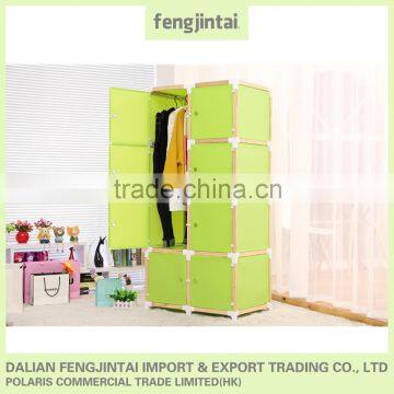 China assemble plastic portable wardrobe closet