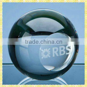 New Designed RBS Decorative Round Glass Paperweights For Promotion Items