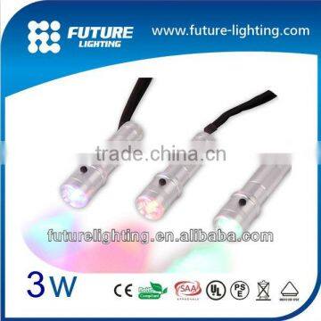 Fashion led electric torch 10colors Visible 3W torch light high power Edison rgb led torch light