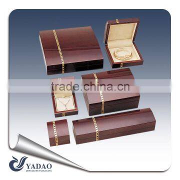 Good Quality Customized Small Wood Jewelry Packing Boxes photo-3