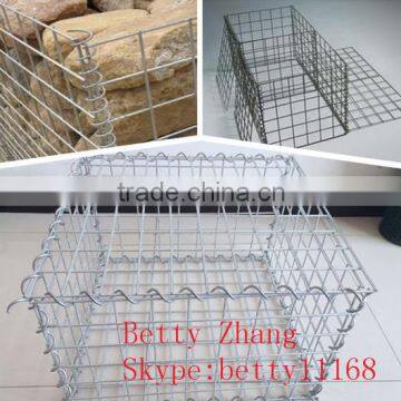 Hot dipped galvanized gabion hexagonal wire netting