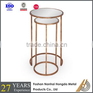 glass and brass coffee tables