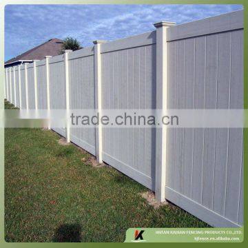 UV resistant vinyl privacy fence