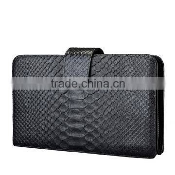 Customized Design Mens Leather Bag python snake skin leather Clutch Bag For Men