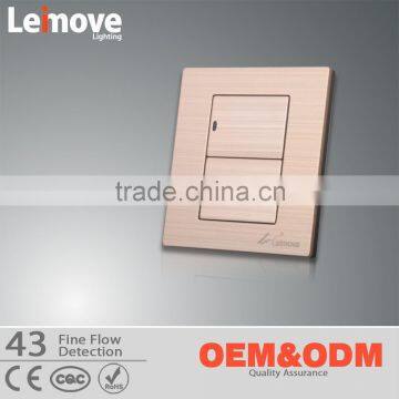 2016 New Auto Electric Window Switch Brush Gold Switch