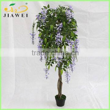 wholesale deocrative artificial wisteria trees natrual wood trunk