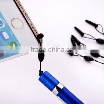 Top Popular Promotional Extend Bullet Capacitive Touch Screen Stylus Pen, High Quality Stylus Touch Pen With Dust Plug