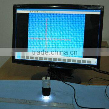 Patent MDA1300R portable USB digital microscope with reticle measurement function for textile quality control