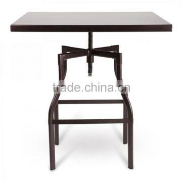 Industrial Restaurant Round Coffee tables , Antique Meta Coffee Table