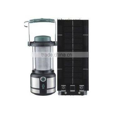 solar led lantern with flexible solar panel solar fence light