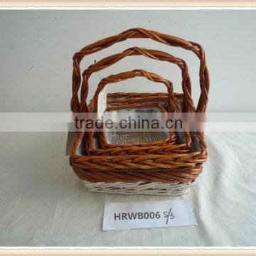 handmade christmas decorative door hanging willow basket